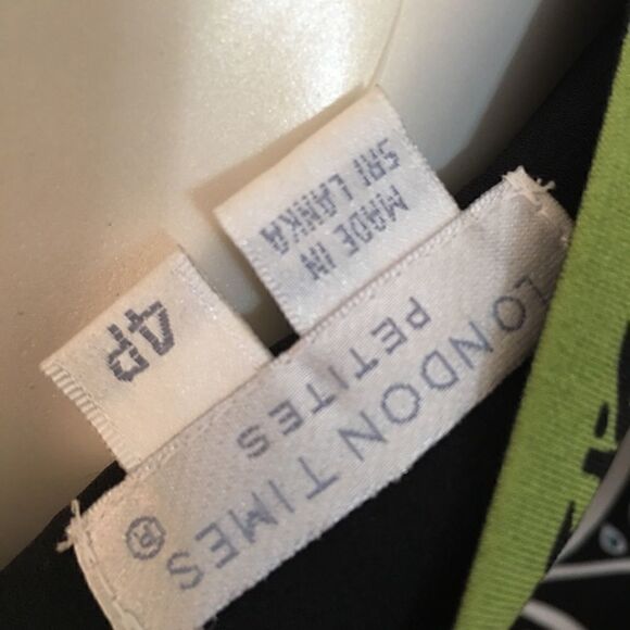 London Times front back v neck silky dress - Picture 4 of 8